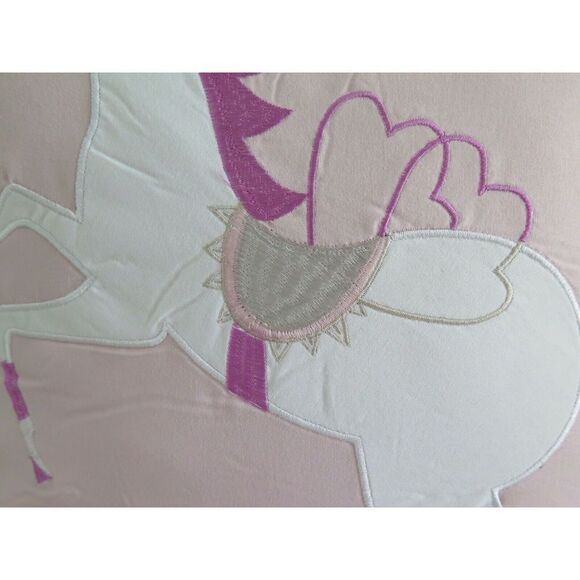 Lilly Love Purple to Pink Ombre Reversible Unicorn TWIN Comforter Set $140 - Picture 10 of 11